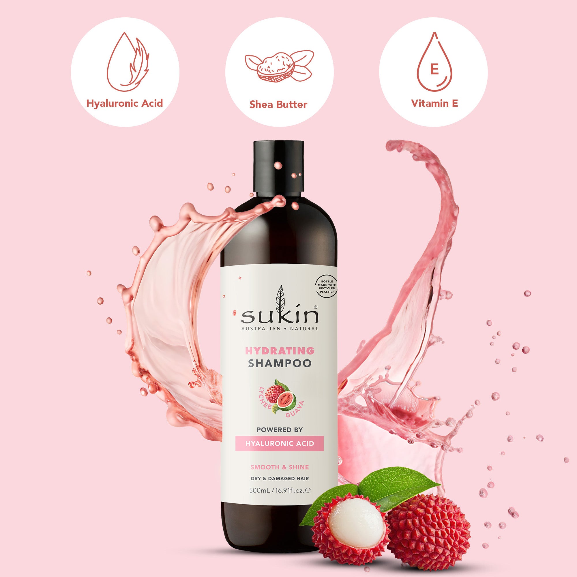 LYCHEE HYDRATING SHAMPOO | FRUITY HAIRCARE | 500ML
